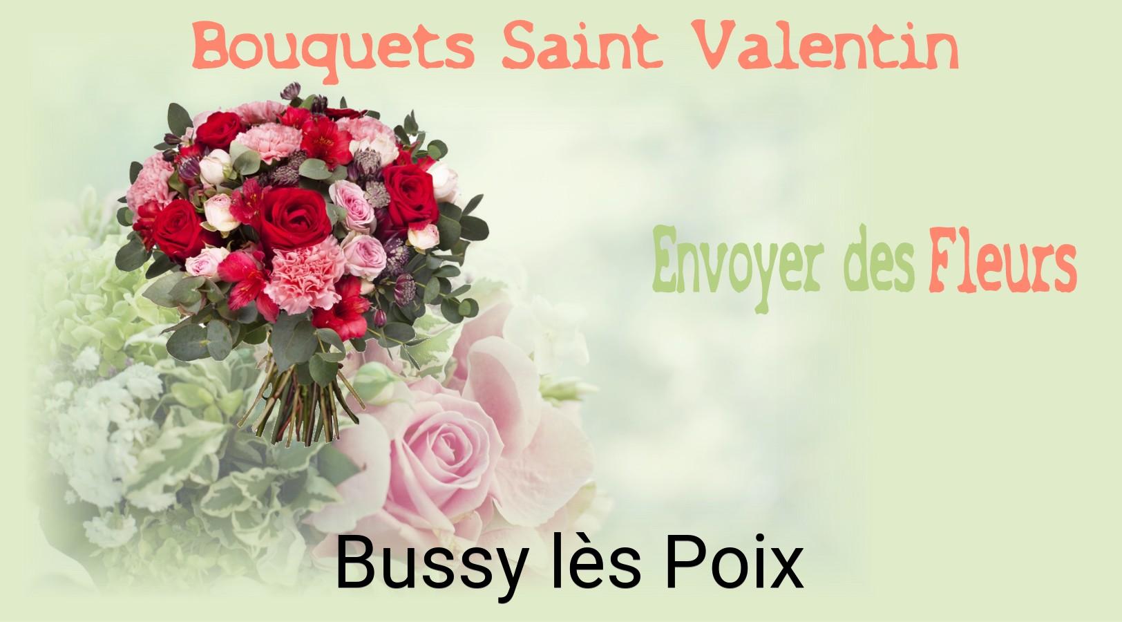 Roses de Saint-Valentin livrées à Bussy-lès-Poix